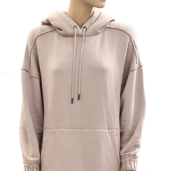 Free People We The Free Stand Up Hoodie Top Oversized Pullover XXS New 284134 - Picture 4 of 7